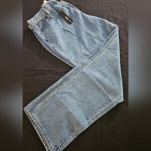 Fashion Nova Tall Straight Leg Blue Jeans